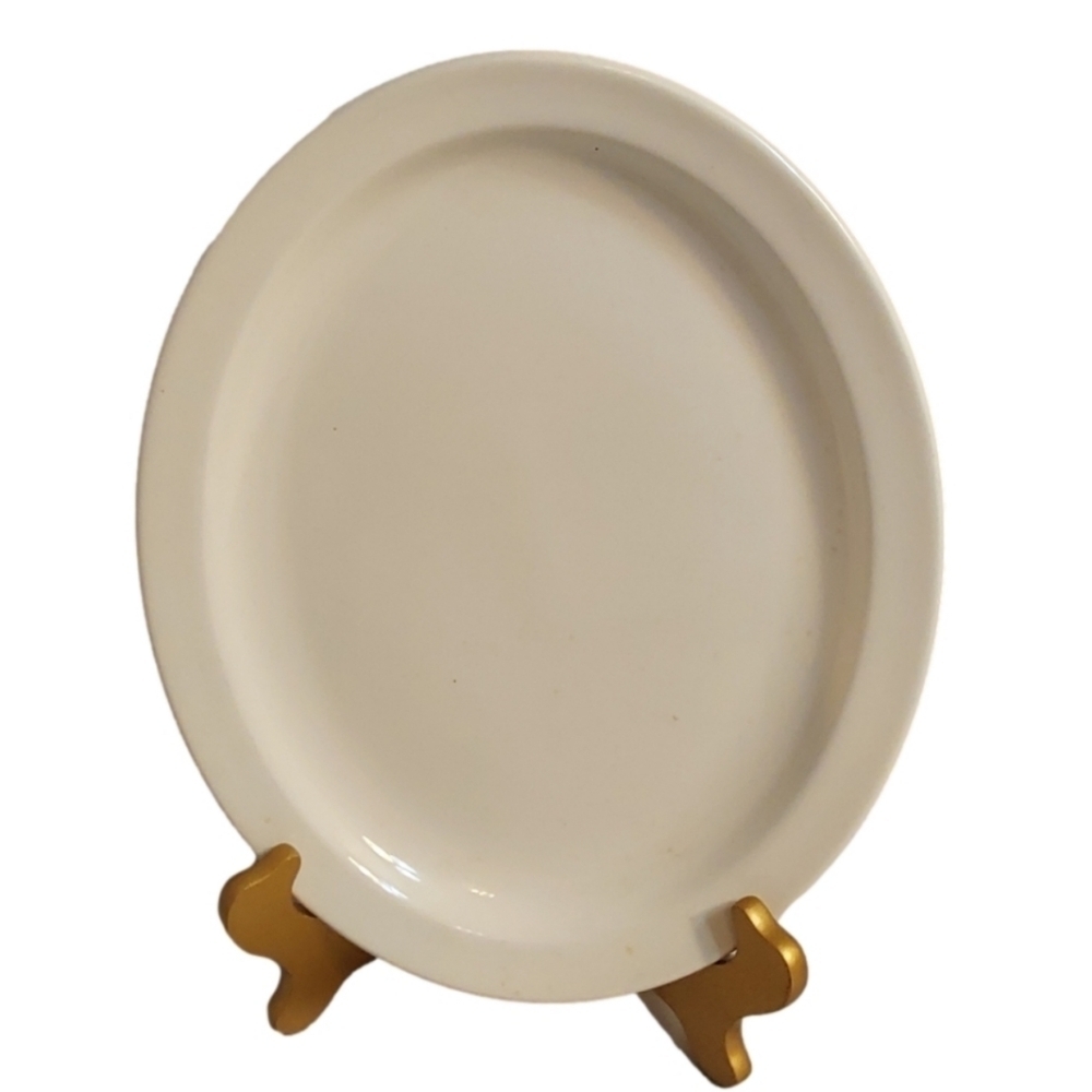 STONEHENGE MIDWINTER WHITE 13" OVAL SERVING PLAT - Picture 2 of 3